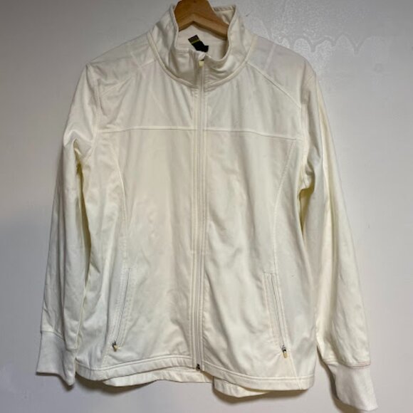 Mondetta Activewear Women's White Full-Zip Jacket Size XL/TG - Picture 2 of 13